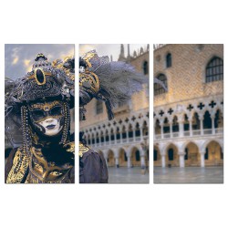  Obrazy na płótnie Wenecja zestaw 3szt.