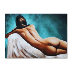  Obraz ręcznie malowany na płótnie 50x70cm naga kobieta