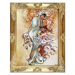  Obraz olejny ręcznie malowany Alfons Mucha Wiosna kopia