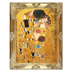  Obraz olejny ręcznie malowany Gustav Klimt Pocałunek kopia