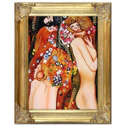  Obraz olejny ręcznie malowany Gustav Klimt Węże wodne kopia