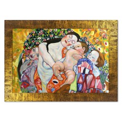 Obraz olejny ręcznie malowany 78x108cm Gustav Klimt kopia