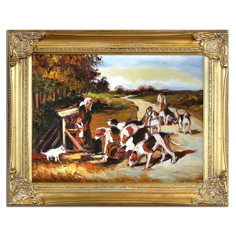  Obraz olejny ręcznie malowany 37x47cm kopia