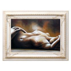  Obraz ręcznie malowany na płótnie 90x120cm akt kobiecy