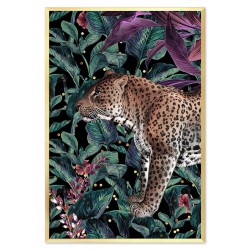  Obraz na płótnie pantera w dżungli 63x93cm