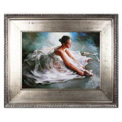  Obraz olejny ręcznie malowany 102x82cm Baletnica