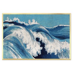  Obraz na płótnie fale na morzu 63x93cm