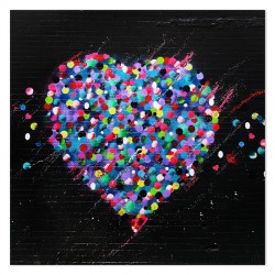  Obraz dla zakochanych serce 100x100cm