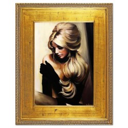  Obraz olejny ręcznie malowany Kobieta 82x102cm