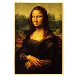  Obraz na płótnie 63x93cm Leonardo da Vinci Mona Lisa