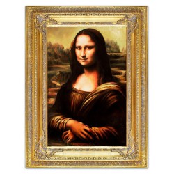  Obraz olejny ręcznie malowany 90x120cm Leonardo da Vinci kopia