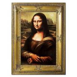  Obraz olejny ręcznie malowany 87x117cm Leonardo da Vinci kopia