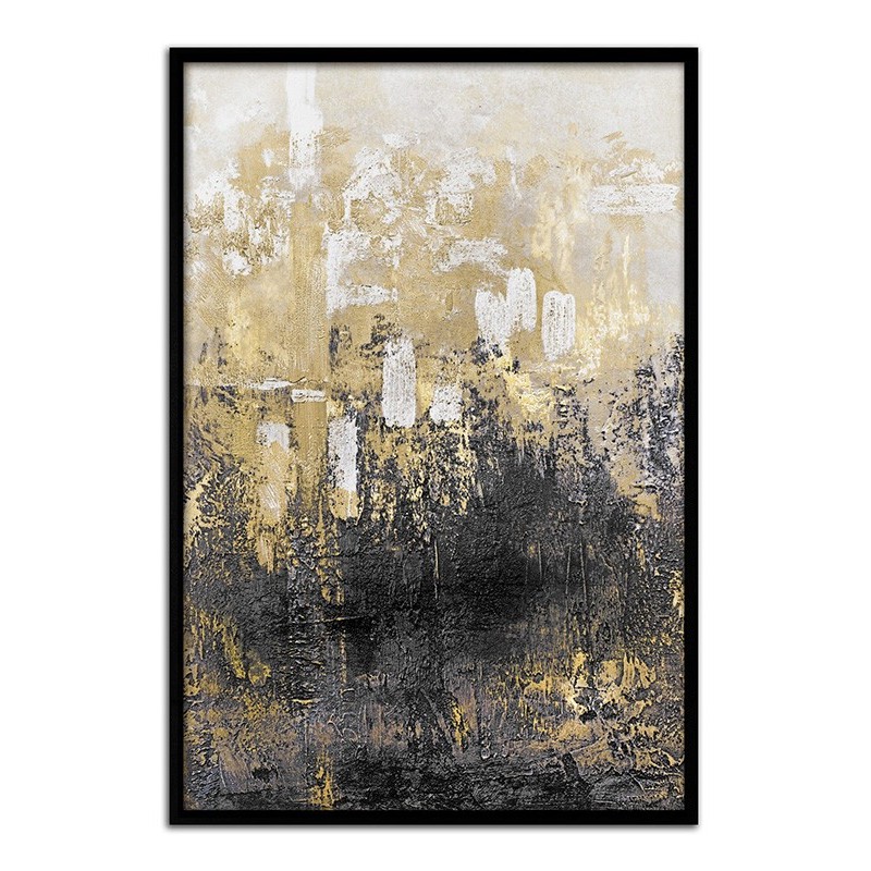  Obraz na płótnie w ramie 63x93cm złota mgła