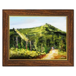  Obraz olejny ręcznie malowany Pejzaż 37x47cm