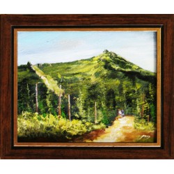  Obraz olejny ręcznie malowany Pejzaż 37x47cm