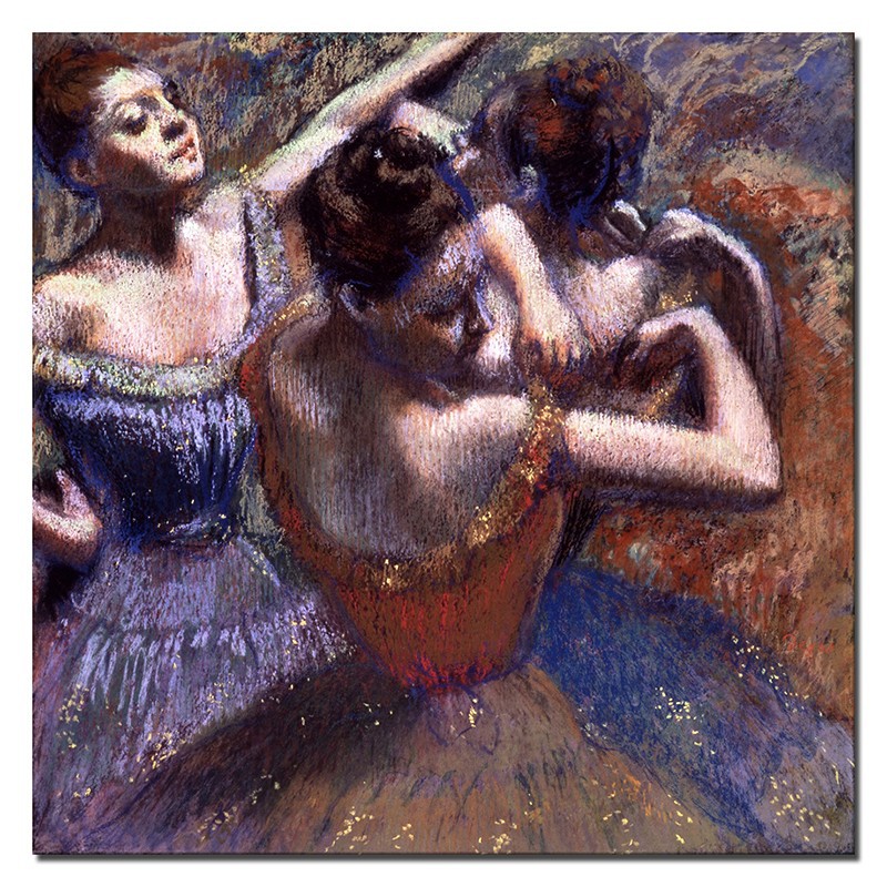  Obraz na płótnie Edgar Degas Tancerki 80x80cm