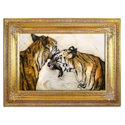  Obraz olejny ręcznie malowany 87x117cm Zwierzęta