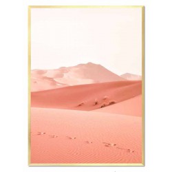  Obraz na płótnie różowa pustynia 53x73cm
