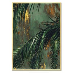  Obraz na płotnie złota dżungla 53x73cm