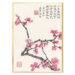  Obraz na płótnie kwitnąca wiśnia 53x73cm