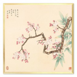  Obraz na płótnie kwitnąca wiśnia powiew wiosny 63x63cm