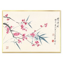  Obraz na płótnie kwitnąca wiśnia powiew wiosny 53x73cm