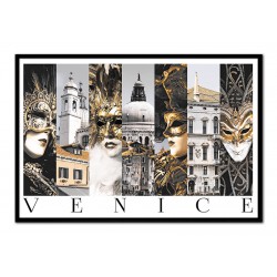  Obraz na płotnie miasto Wenecja 53x73cm