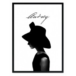  Obraz na płótnie Audrey Hepburn 53x73cm