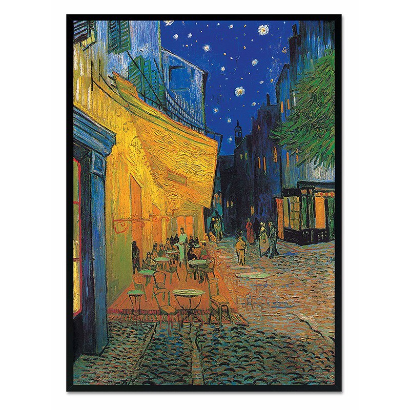  Obraz Vincenta van Gogha Nocna kawiarnia 53x73cm płótno w ramie
