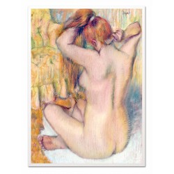  Obraz  na płótnie Edgar Degas Kobiecy akt od tyłu 53x73cm