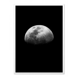  Obraz na płótnie czarno-biały minimalizm 53x73cm