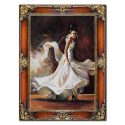  Obraz olejny ręcznie malowany Kobieta 85x115cm