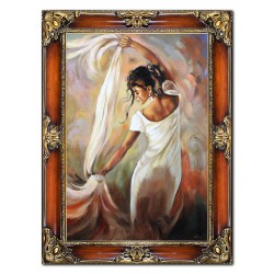  Obraz olejny ręcznie malowany Kobieta 85x115cm