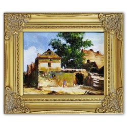  Obraz olejny ręcznie malowany Pejzaż