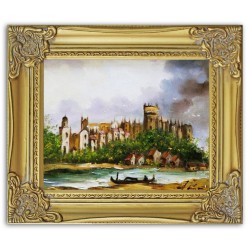  Obraz olejny ręcznie malowany Pałac