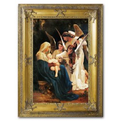  Obraz olejny ręcznie malowany 82x112cm Pieśń Aniołów William Adolphe Bouguereau