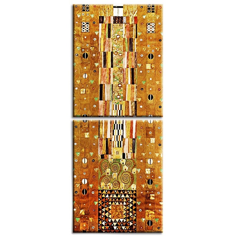  Obraz Gustava Klimta Projekt mozaiki do pałacu Stocleta reprodukcja 40x50cm x 2