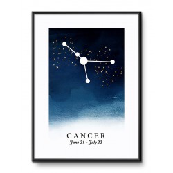  Obraz astrologia znak zodiaku Rak Cancer 31x41cm