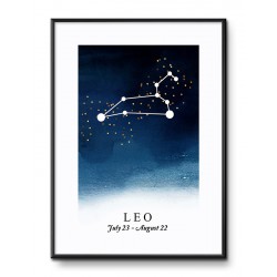  Obraz astrologia znak zodiaku Lew Leo