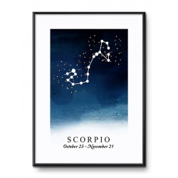  Obraz astrologia znak zodiaku Skorpion Scorpio