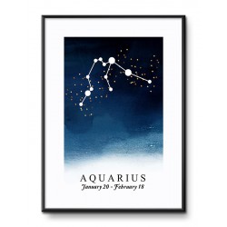  Obraz astrologia znak zodiaku Wodnik Aquarius