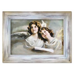  Obraz z Aniołkami w zadumie 86x116 obraz malowany na płótnie w ramie