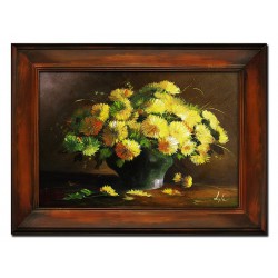  Obraz olejny ręcznie malowany Kwiaty 86x116cm