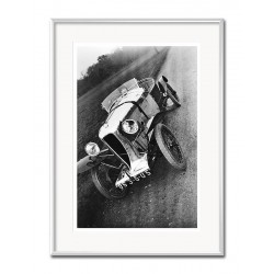  Obraz czarno biały retro auto 31x41cm