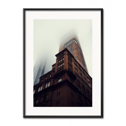  Obraz miasto wieża architektura 31x41cm