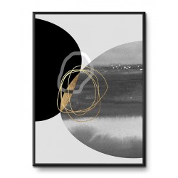  Obraz czarno-biały minimalizm 31x41cm