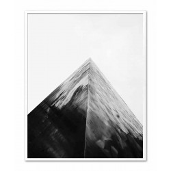  Obraz na płótnie czarno-biały minimalizm 43x53cm