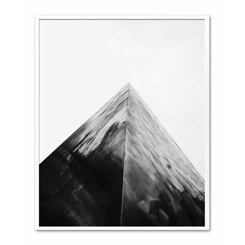  Obraz na płótnie czarno-biały minimalizm 43x53cm