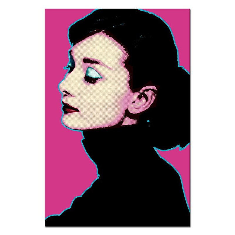  Obraz na płótnie Audrey Hepburn 60x90cm