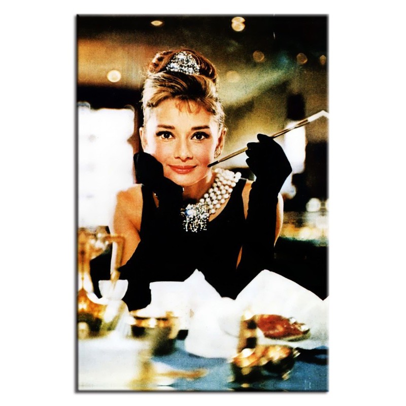  Obraz na płótnie Audrey Hepburn 90x60cm